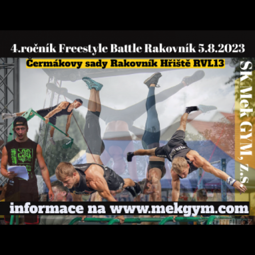 4. ROČNÍK FREESTYLE BATTLE Street Workout Parks